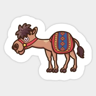 Cute desert Camels Sticker